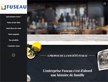 Tablet Screenshot of fuseau-sas.com
